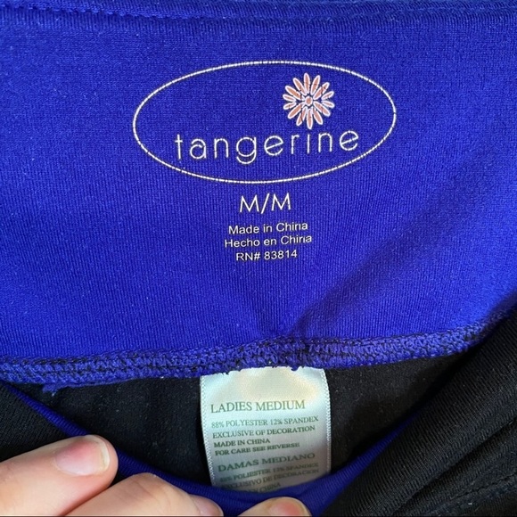 3 Tangerine Black Leggings - All size M - Picture 9 of 12